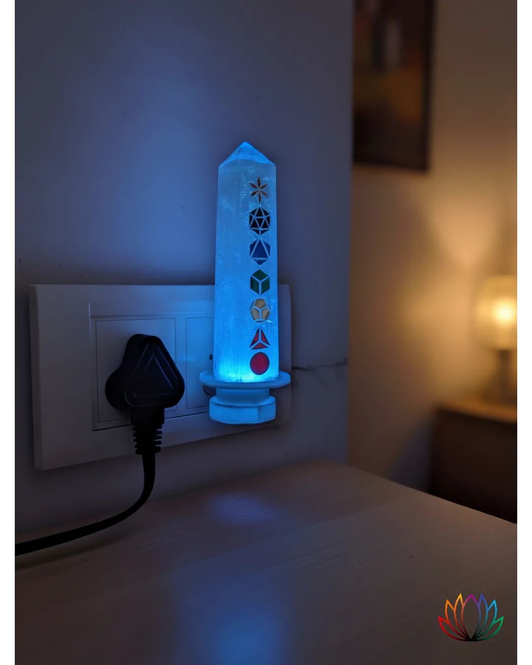Selenite Pencil Lamp