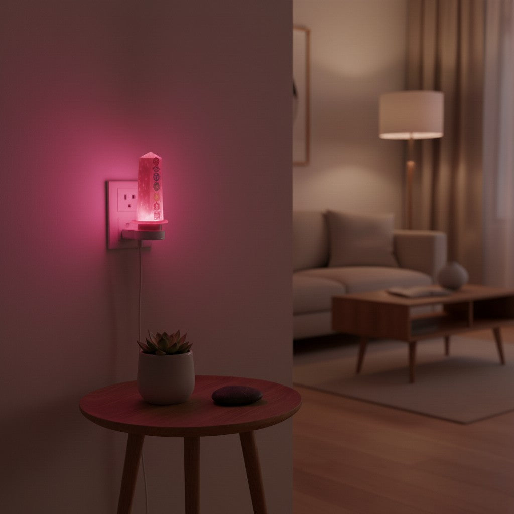 Selenite Pencil Lamp
