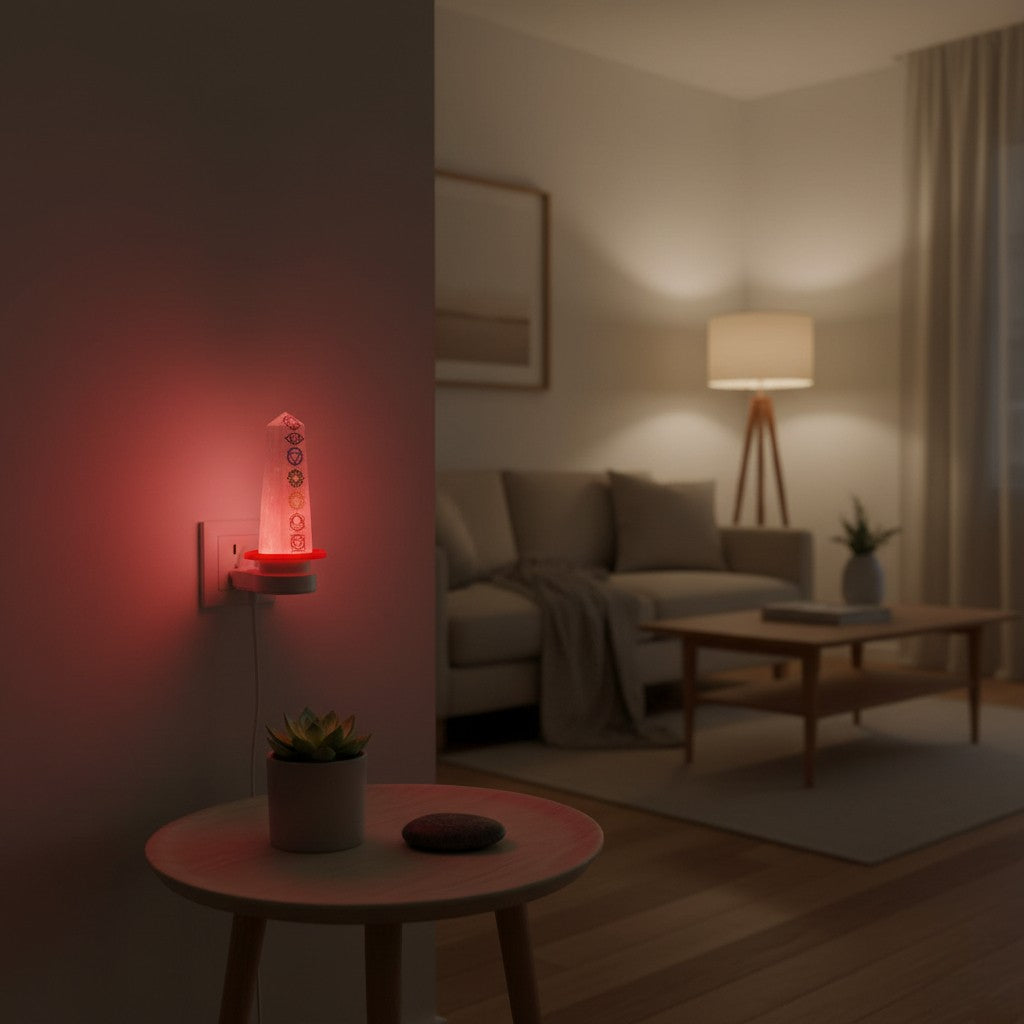 Selenite Pencil Lamp