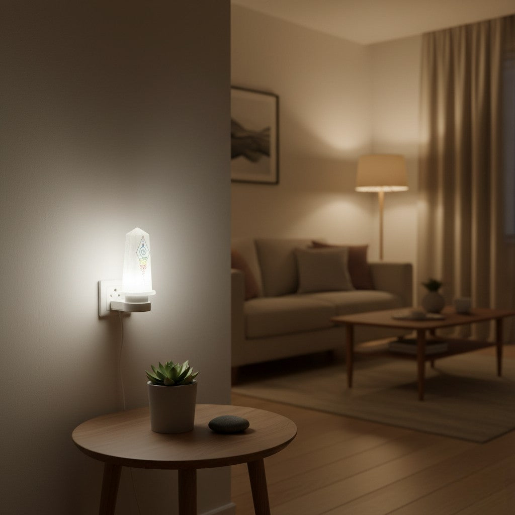Selenite Pencil Lamp