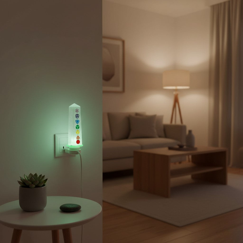 Selenite Pencil Lamp