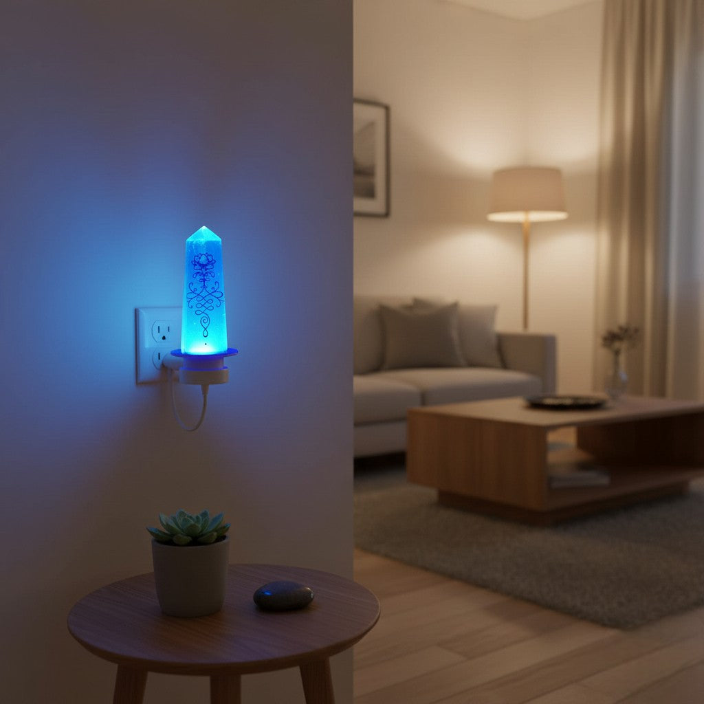 Selenite Pencil Lamp