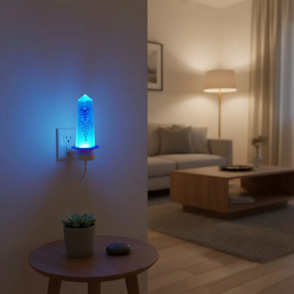 Selenite Pencil Lamp