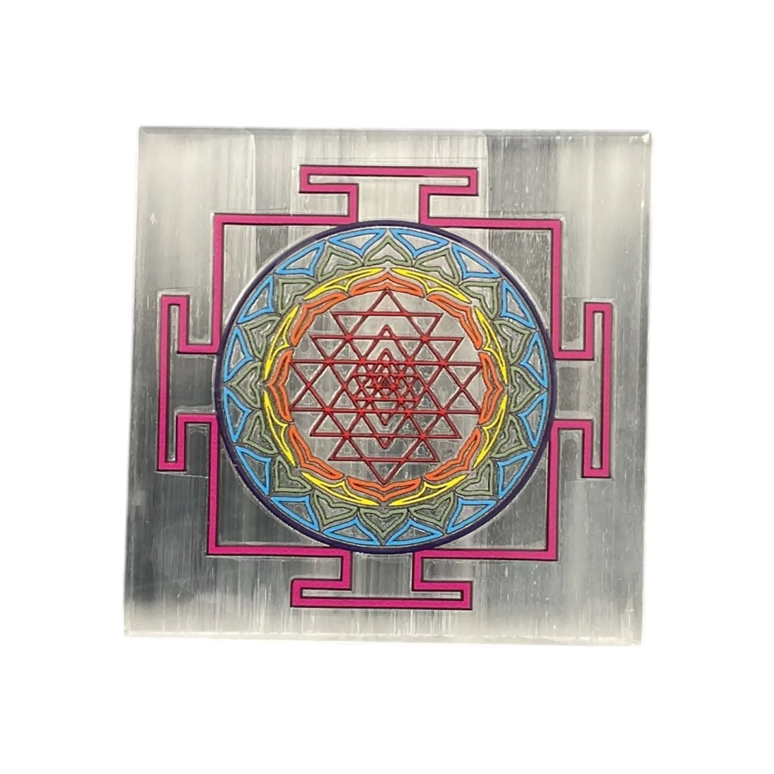 Selenite Square Charging Plate