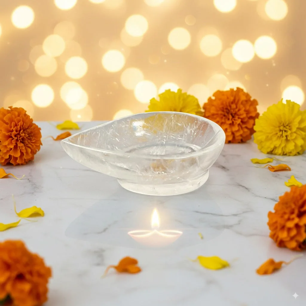 White Crystal Quartz Crystal Deepak