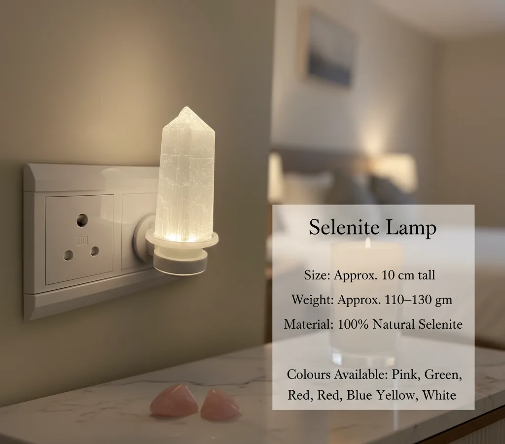 Selenite Pencil Lamp