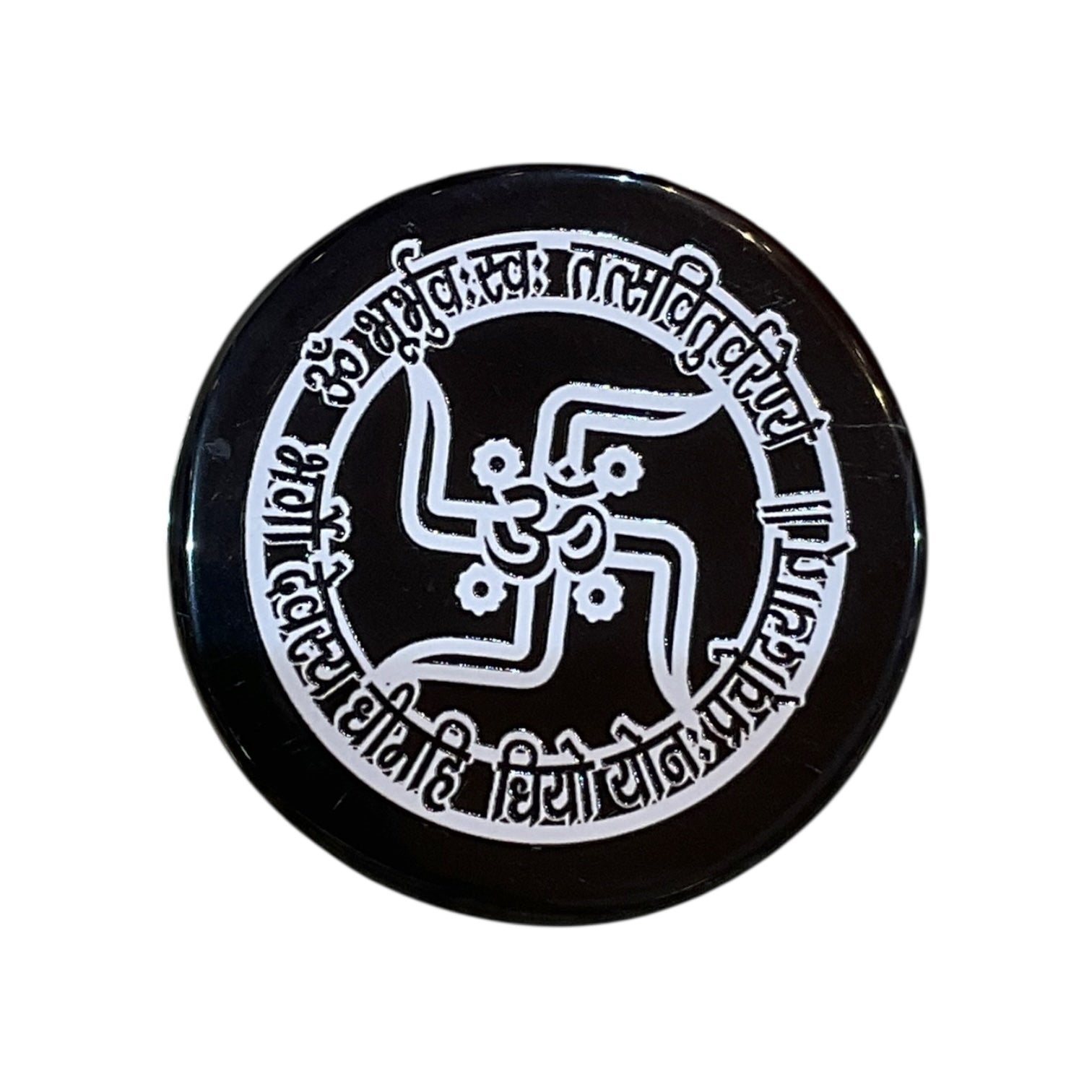 Black Agate Crystal Charging Plate