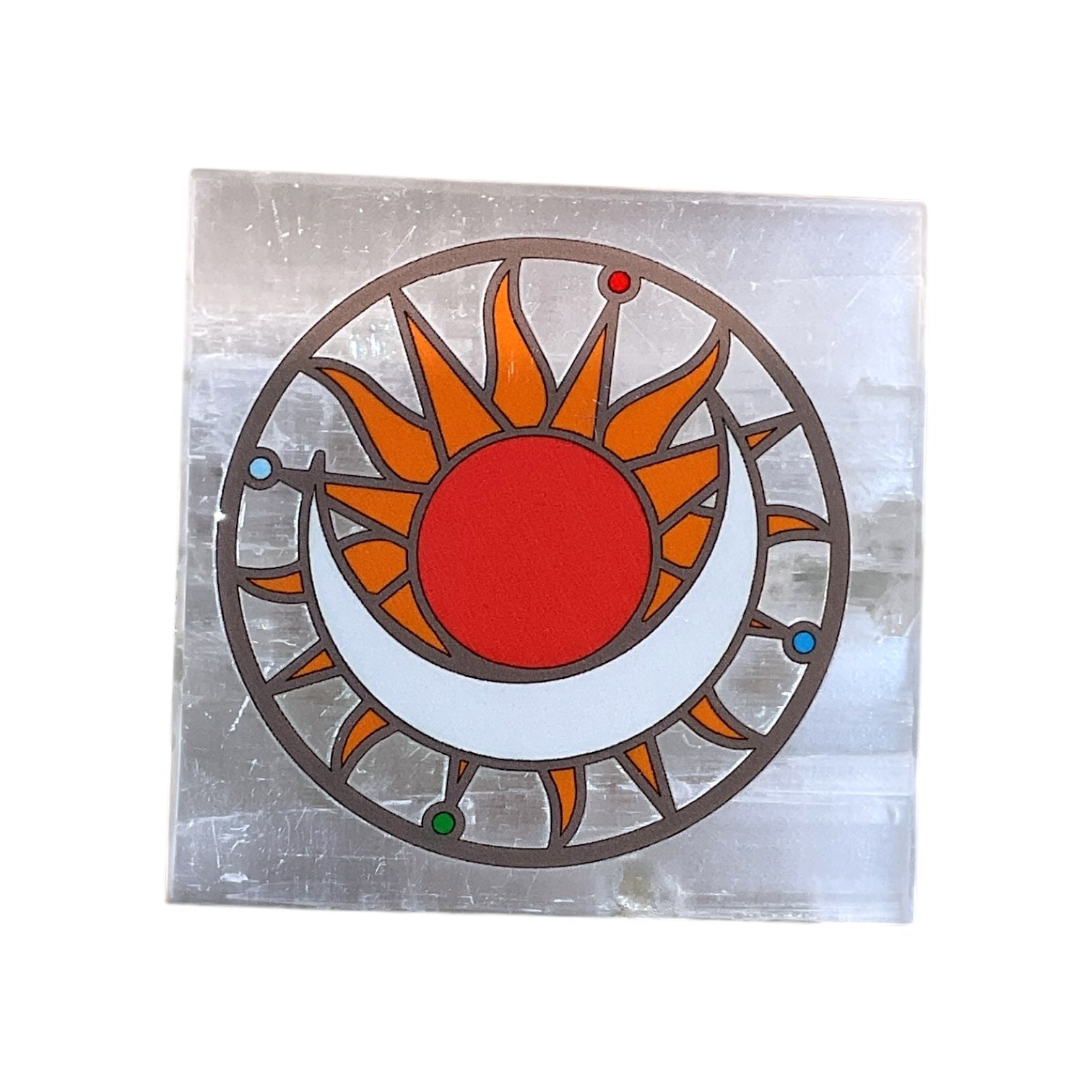 Selenite Square Charging Plate