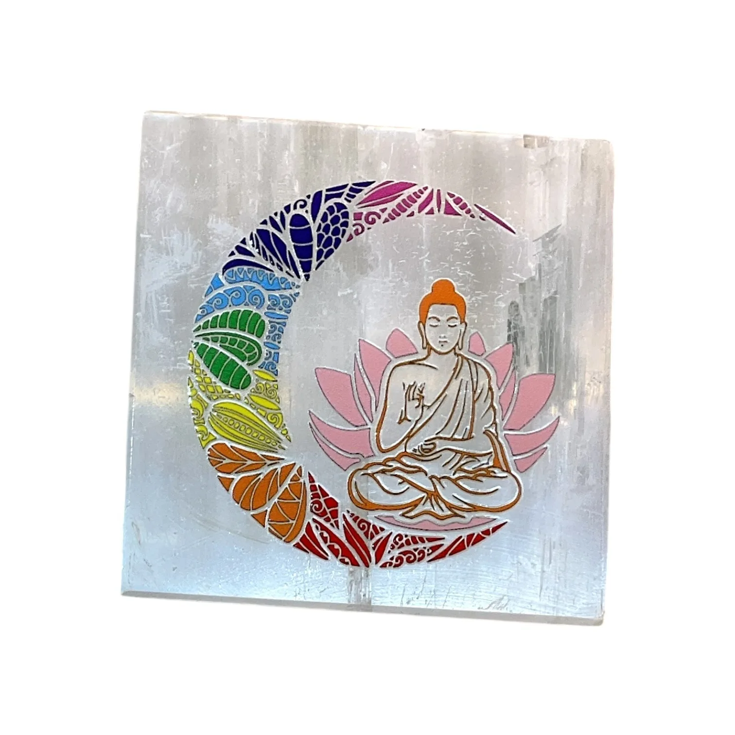 Selenite Square Charging Plate