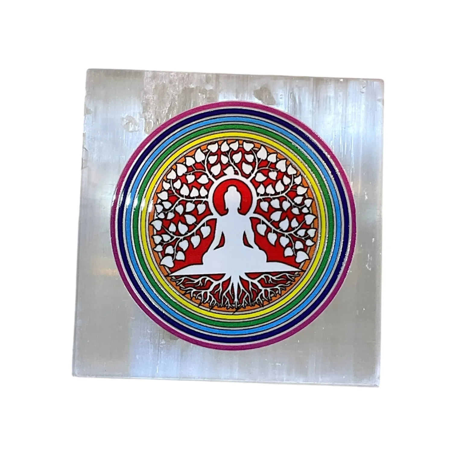 Selenite Square Charging Plate