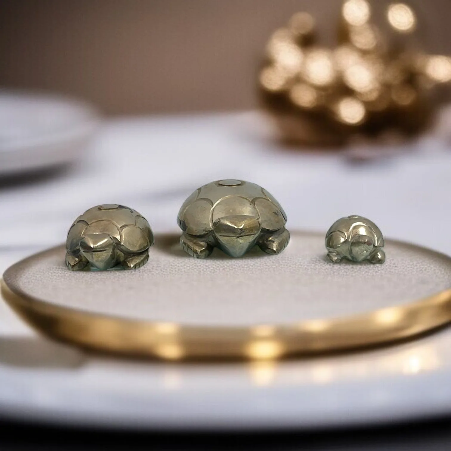 Pyrite Turtle for Success, Luck & Growth