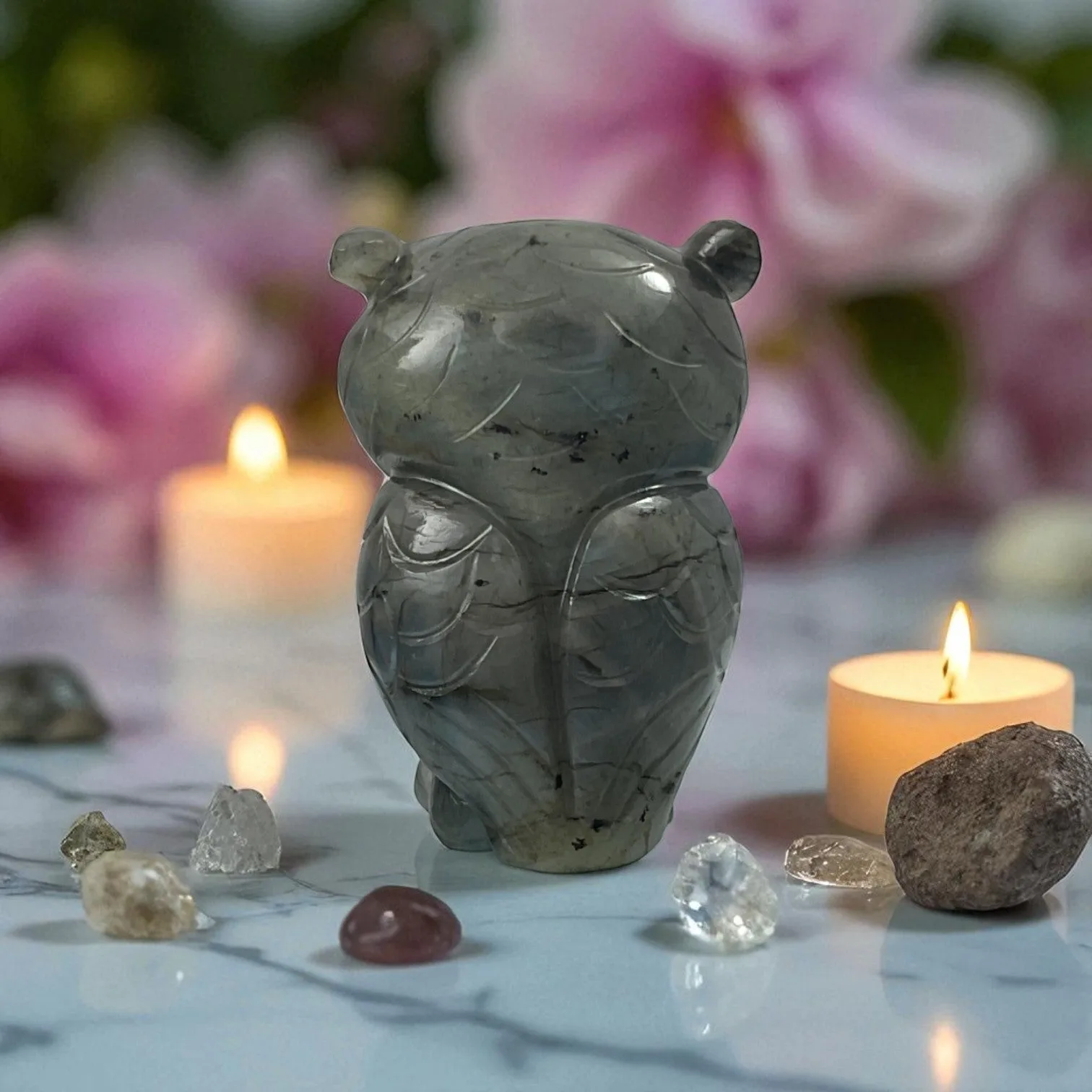 Labradorite Owl