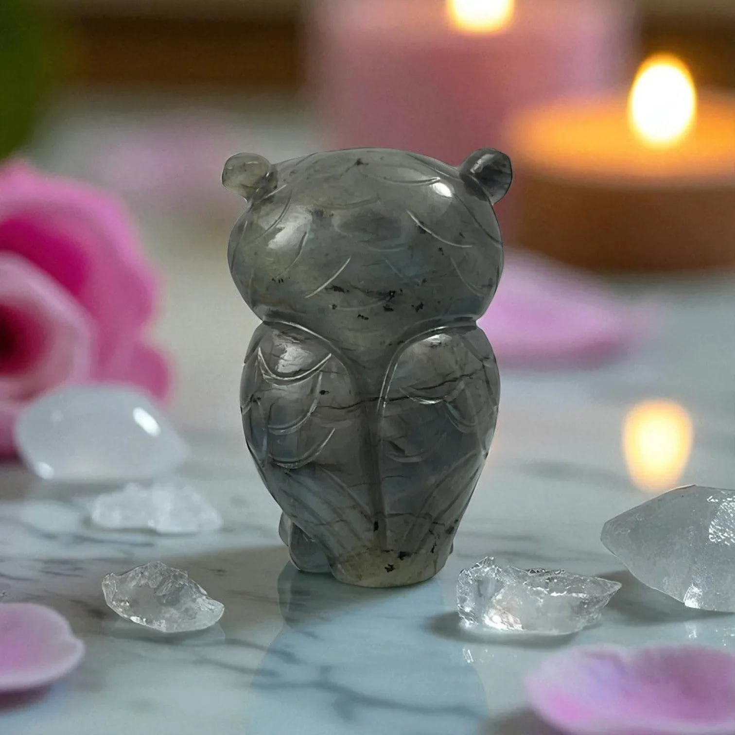 Labradorite Owl