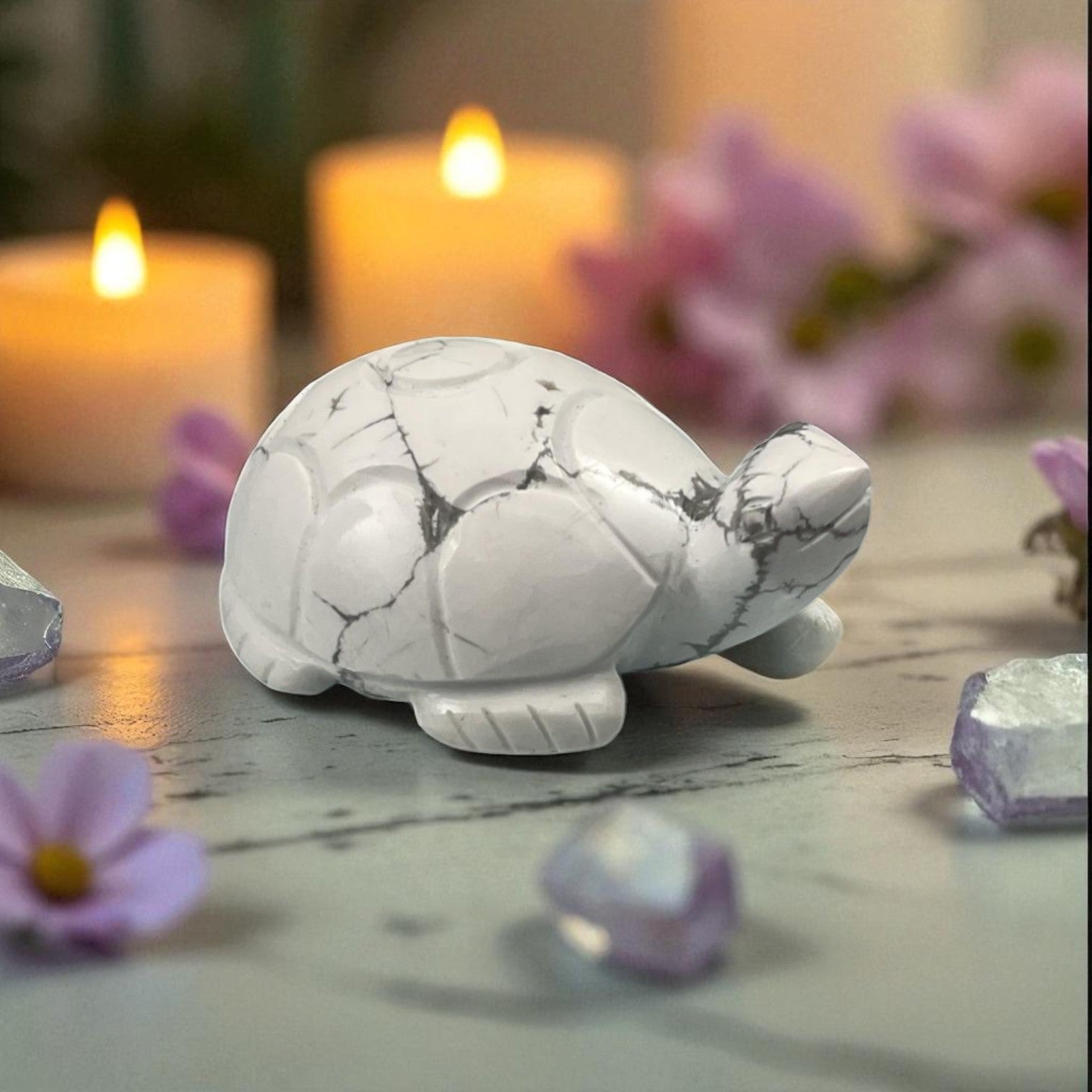Howlite Turtle