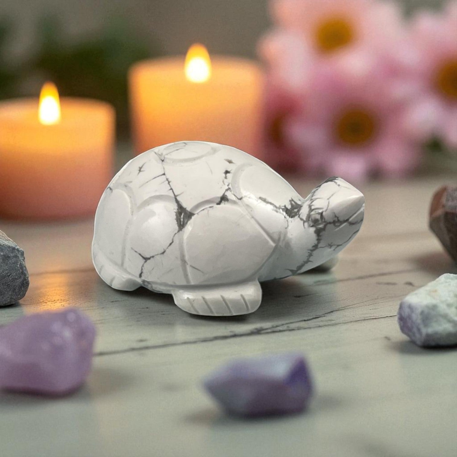Howlite Turtle