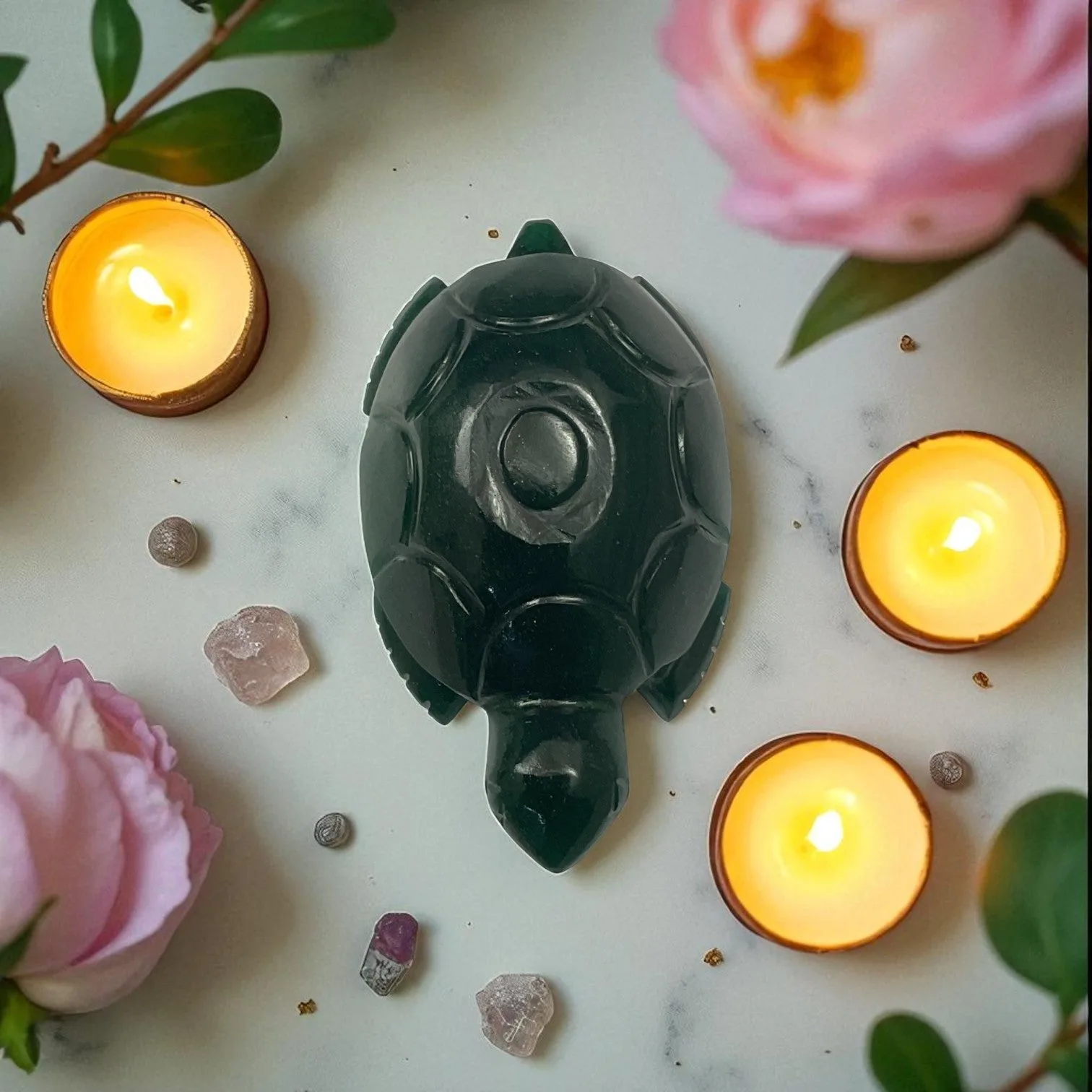 Green Aventurine Turtle