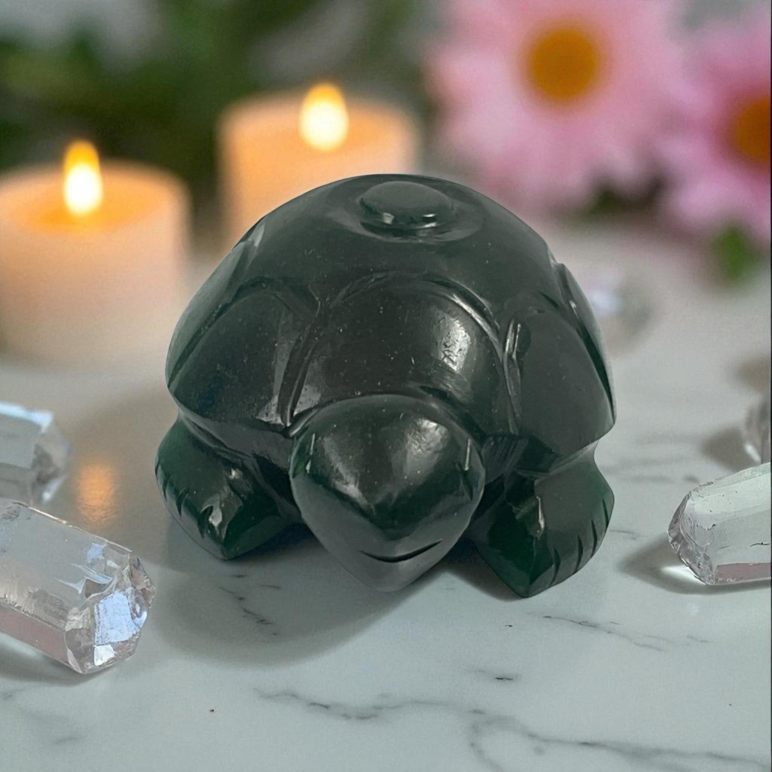 Green Aventurine Turtle