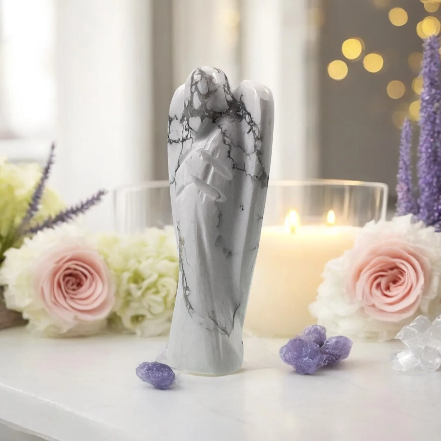 Howlite Angel-2