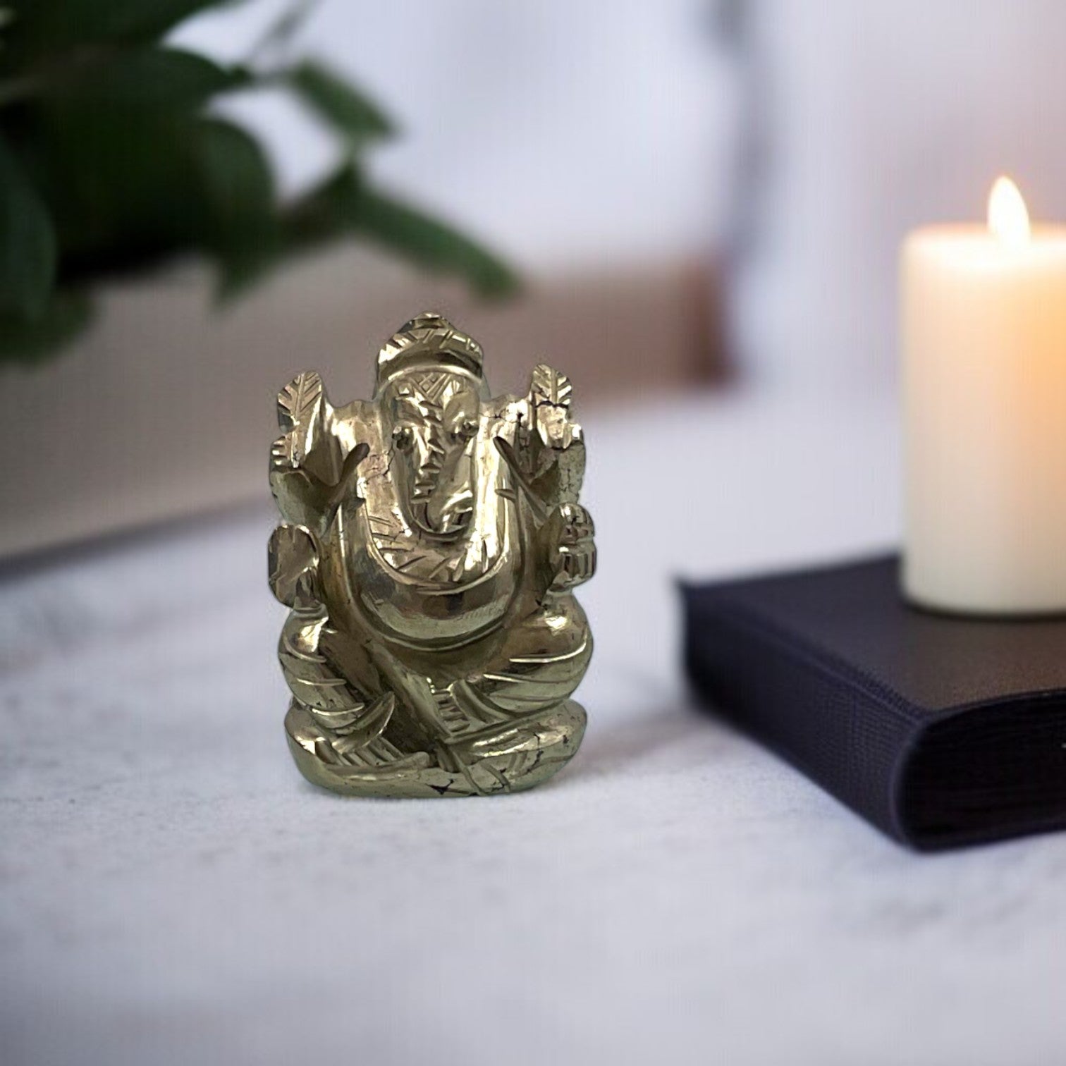 Pyrite Ganesha Idol For Business Growth