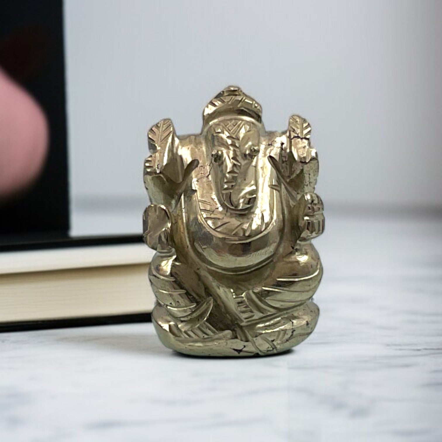 Pyrite Ganesha Idol For Business Growth