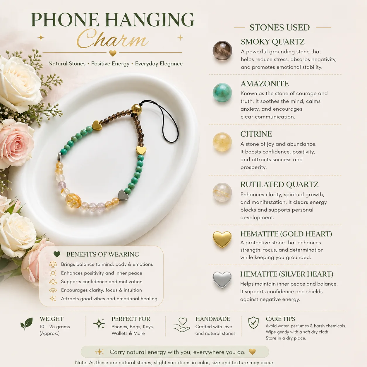 Luxury Crystal Mobile Hanging Charm