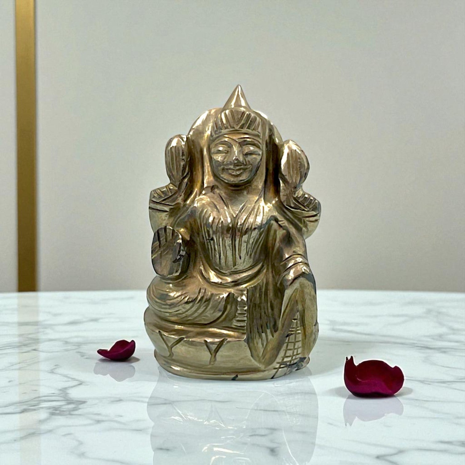 Original Pyrite Lakshmi Ji Idol for Wealth & Financial Stability