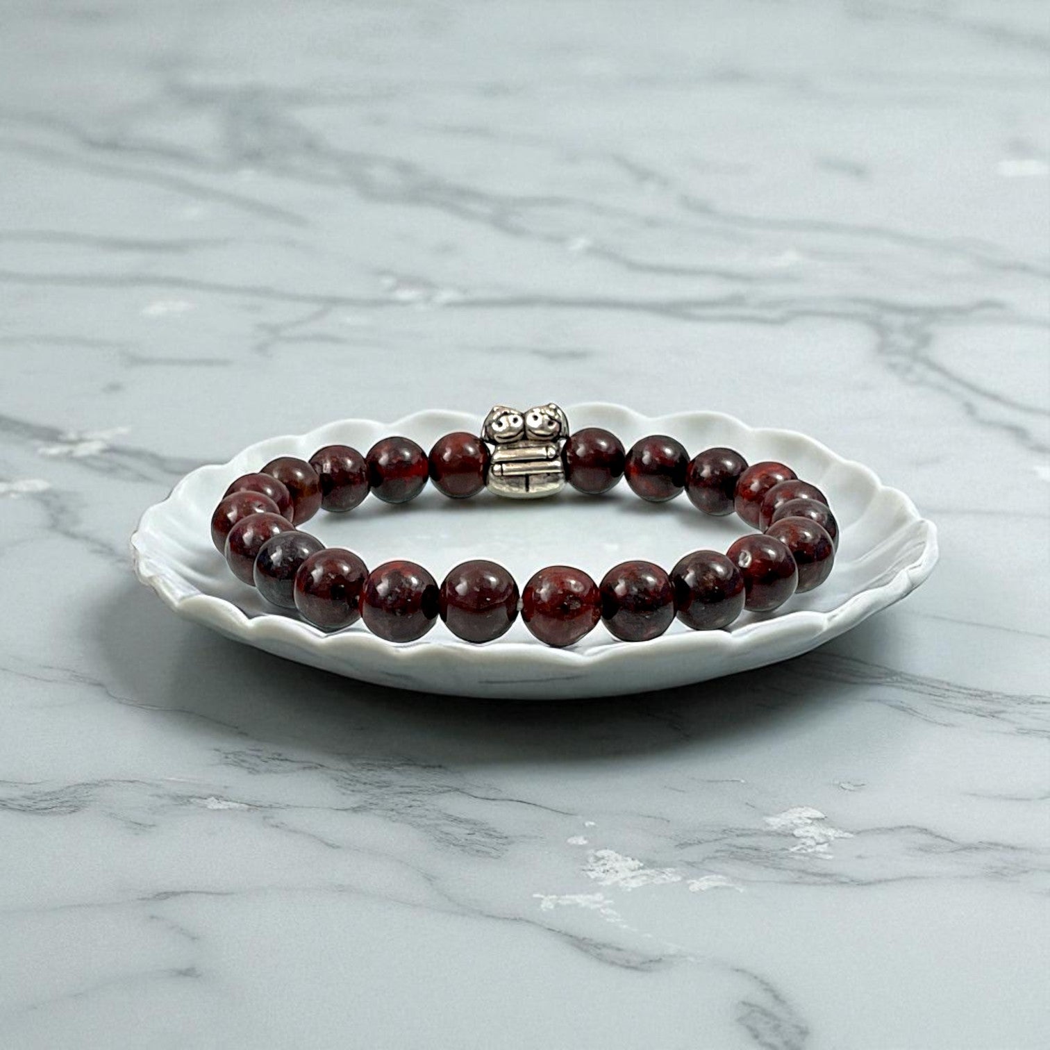 Red Tiger Eye Protection Bracelet ( 8 mm Beads )