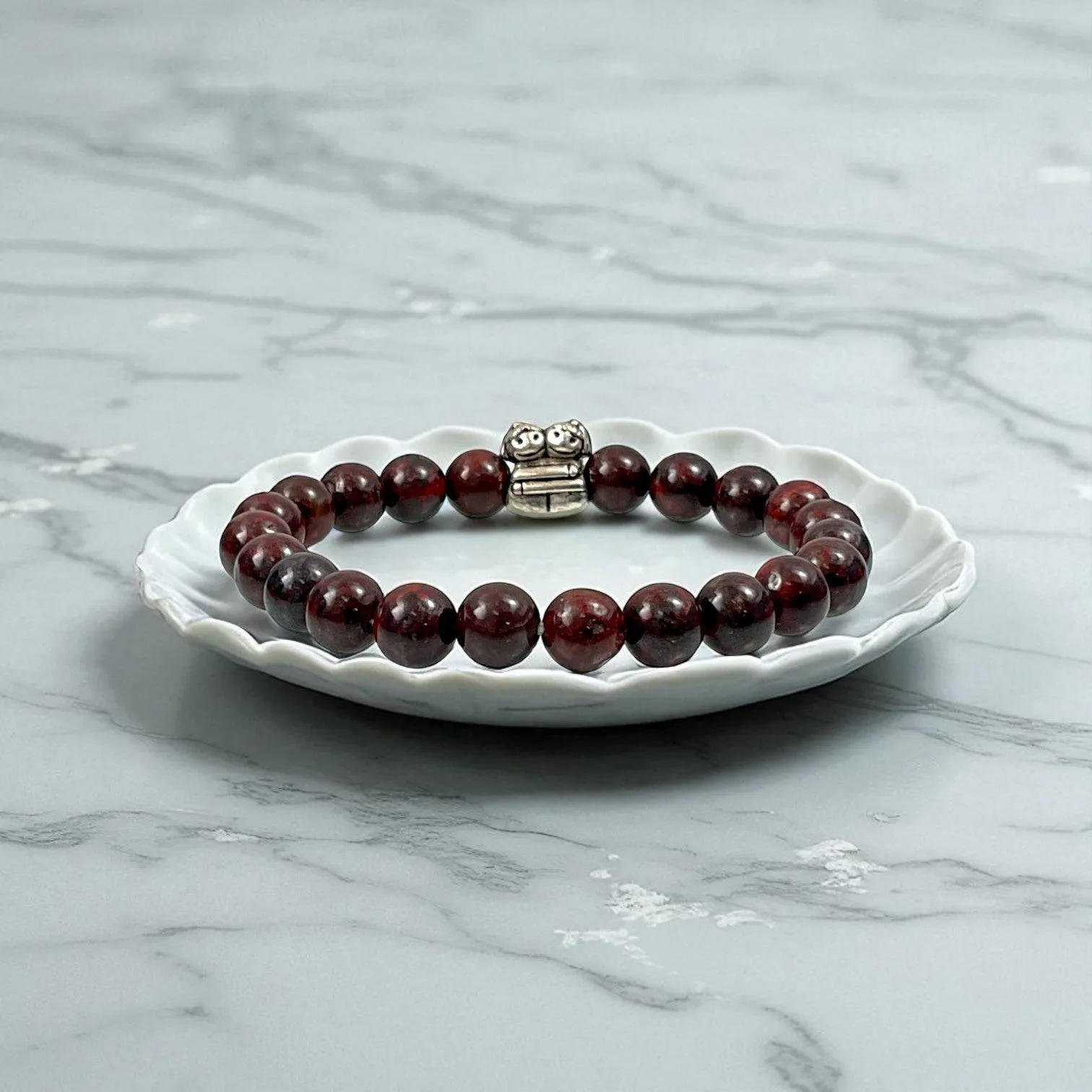Red Tiger Eye Protection Bracelet ( 8 mm Beads )