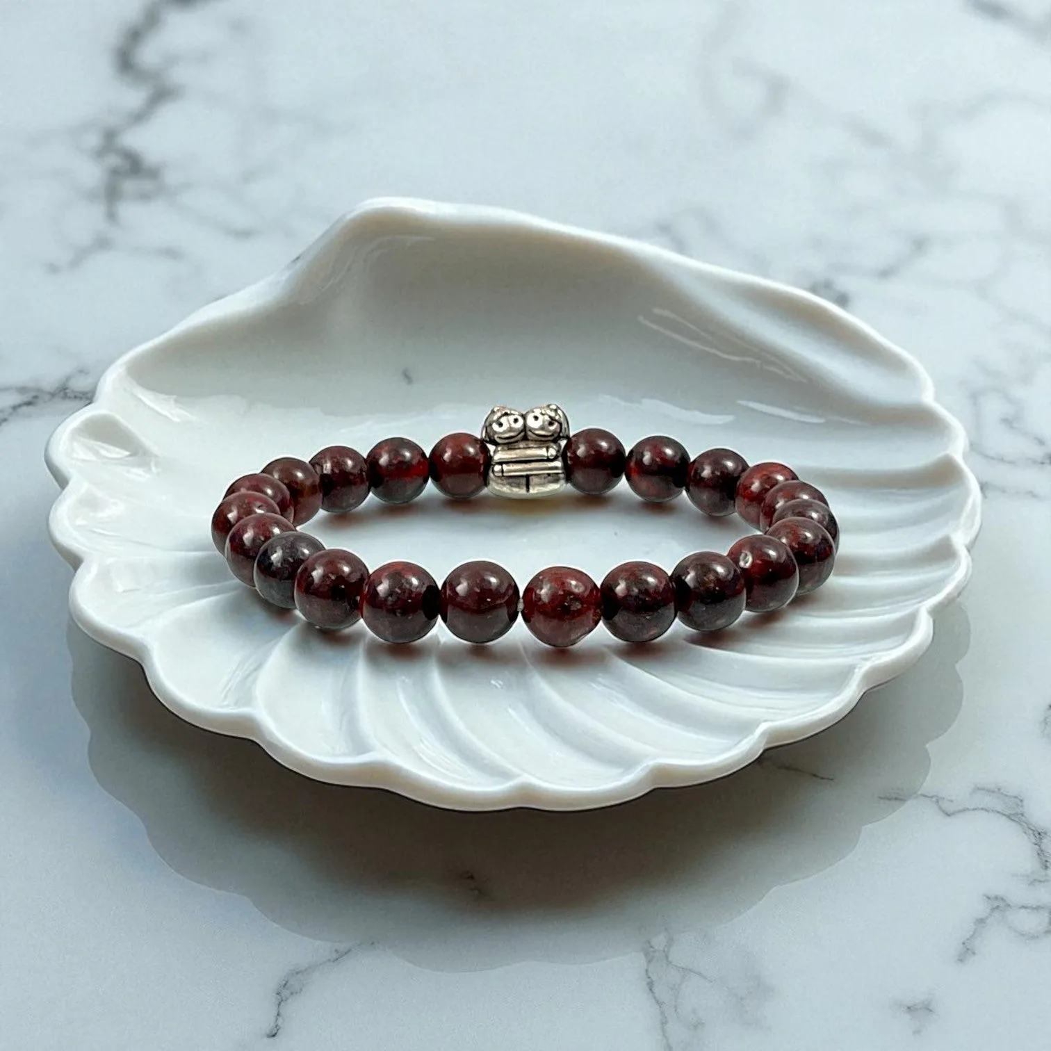 Red Tiger Eye Protection Bracelet ( 8 mm Beads )