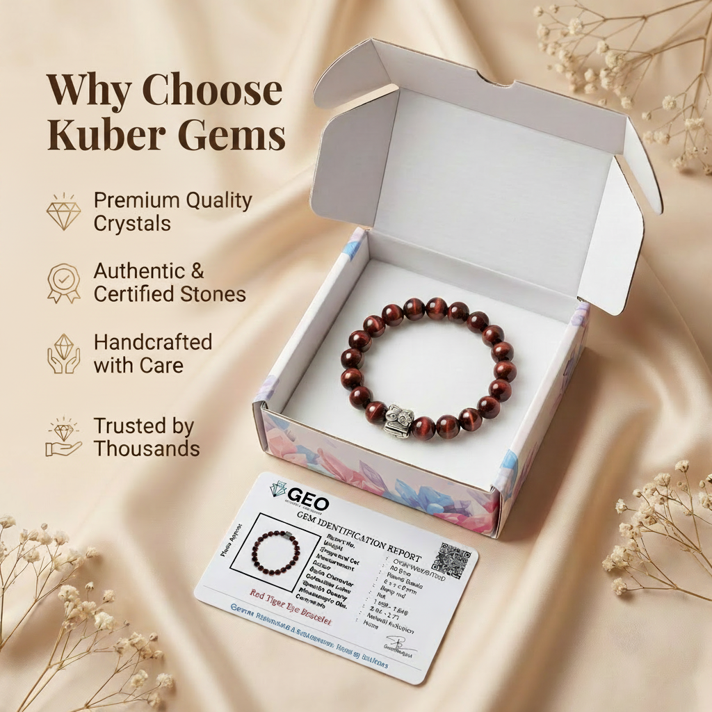 Red Tiger Eye Protection Bracelet ( 8 mm Beads )