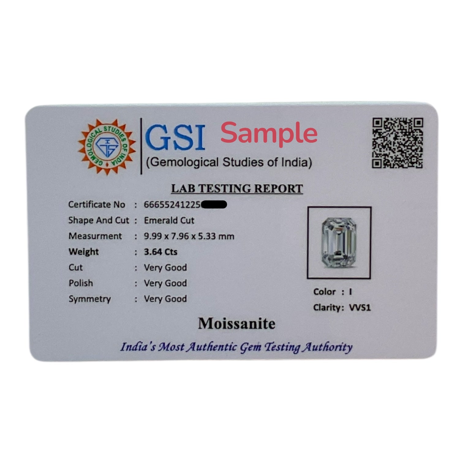 Moissanite - 2.57 Cts