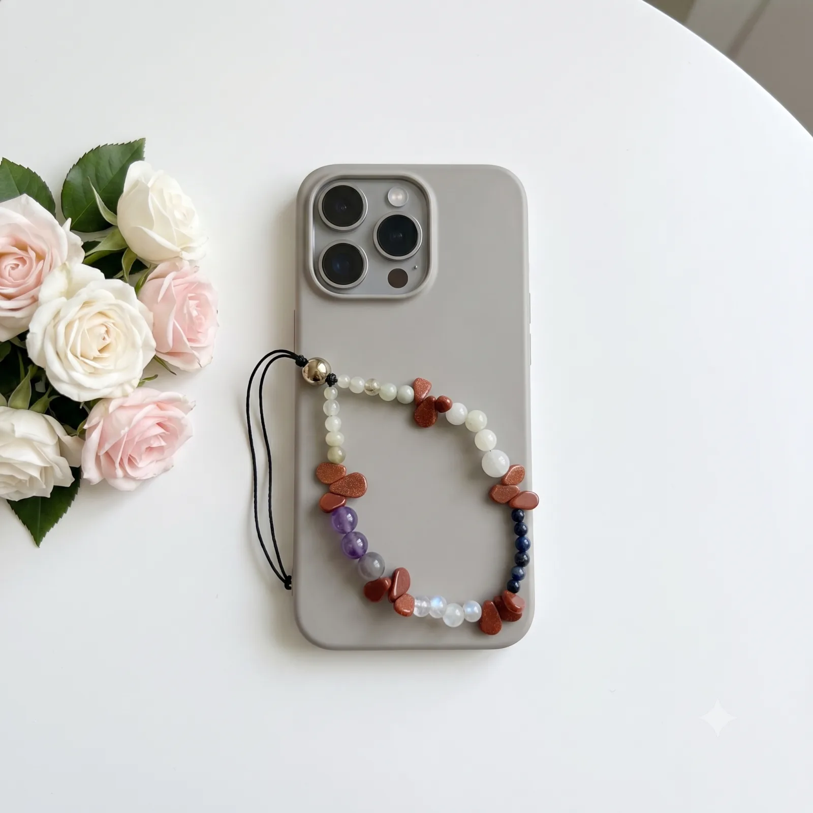 Premium Gemstone Phone Hanging Accessory