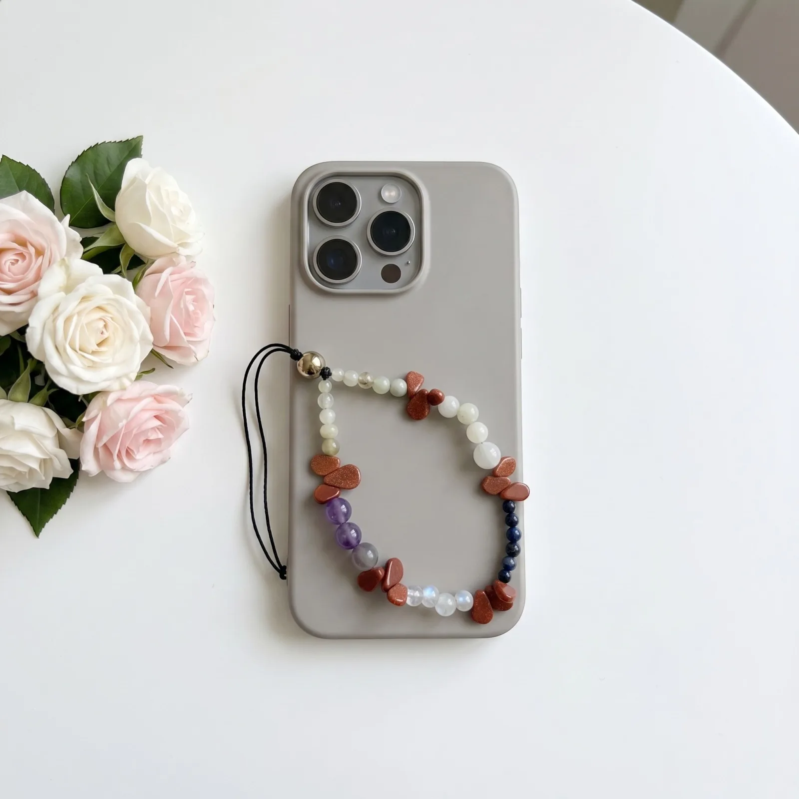 Premium Gemstone Phone Hanging Accessory