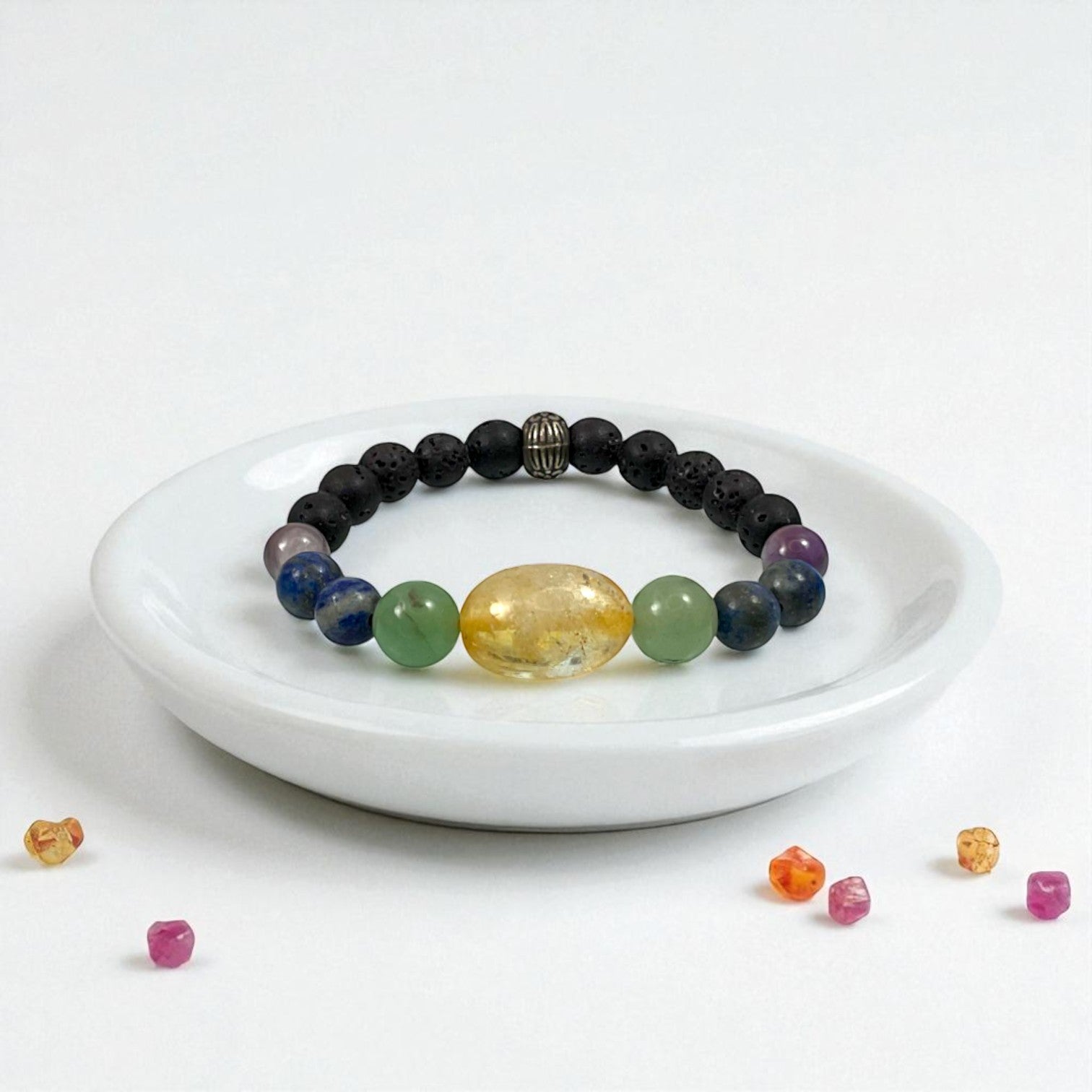 Citrine & Mixed 6 Stone Business Bracelet