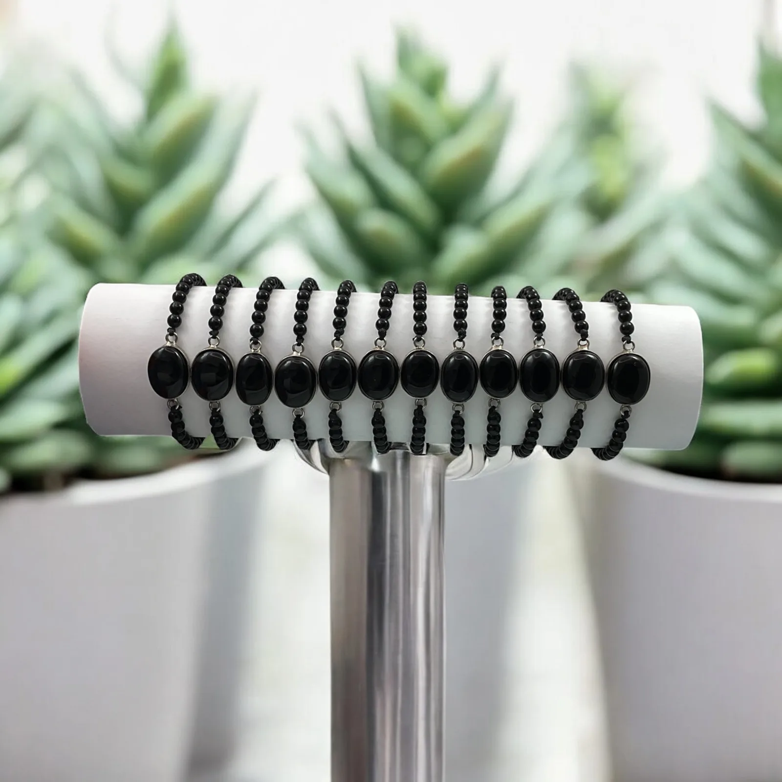 Black Agate (Hakik) Bracelet