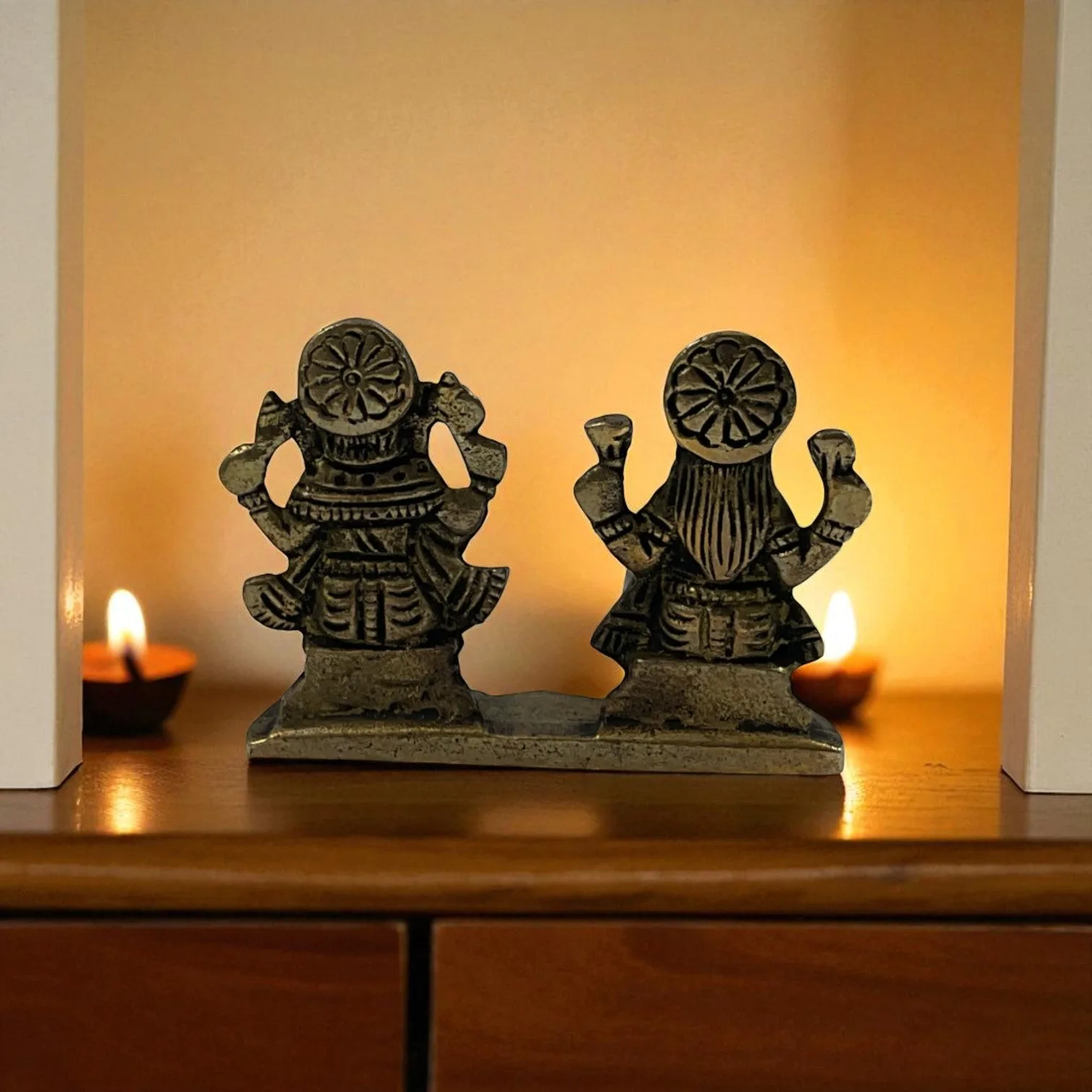 Brass Laxmi-Ganesh ji