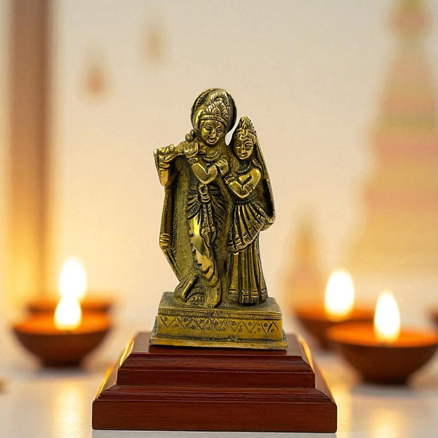 Brass Radha-Krishna ji