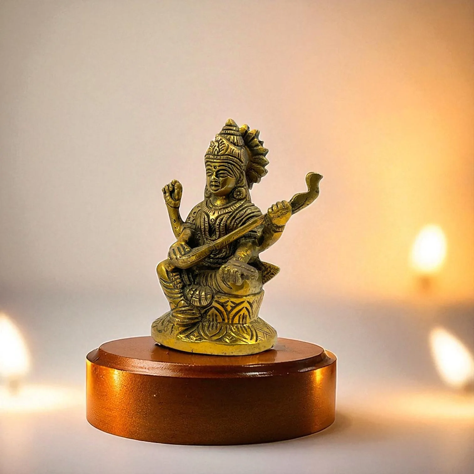 Brass Sarasvati ji