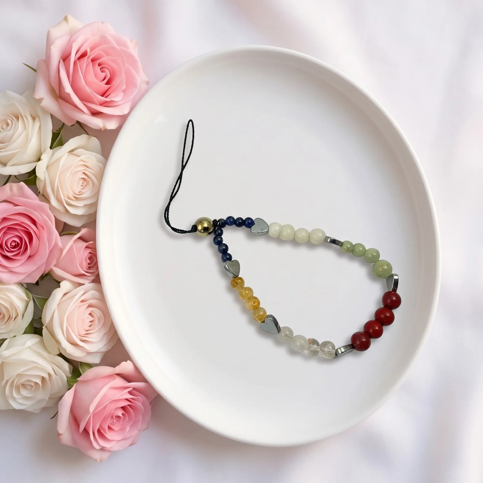 Natural Healing Stone Phone Hanging