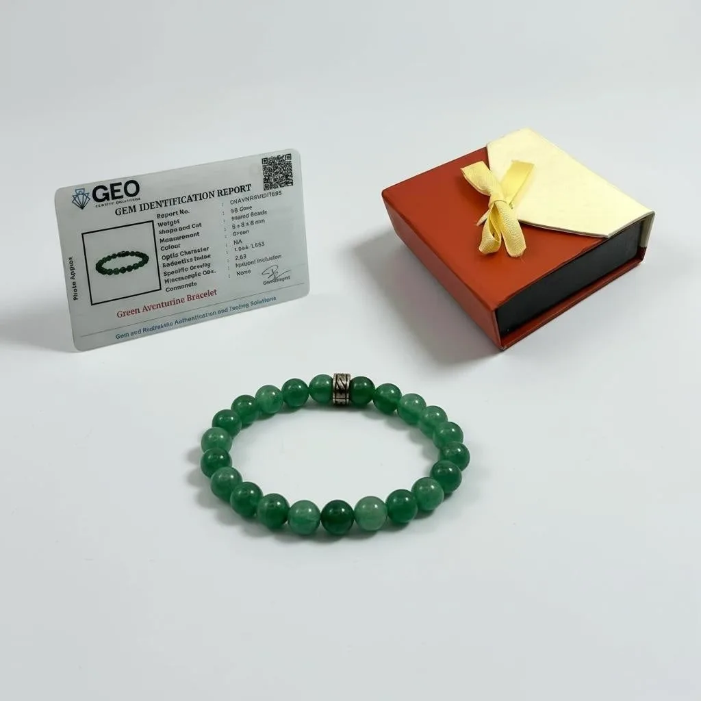 Heart Chakra Green Aventurine Bracelet