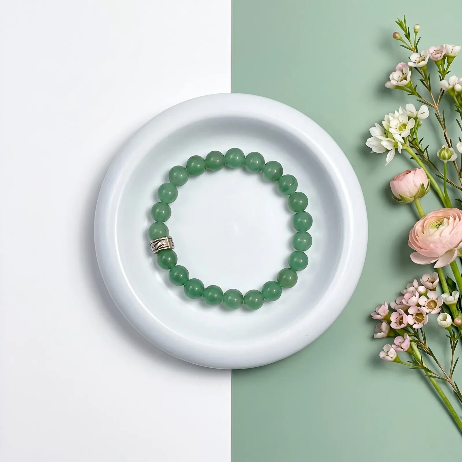 Heart Chakra Green Aventurine Bracelet