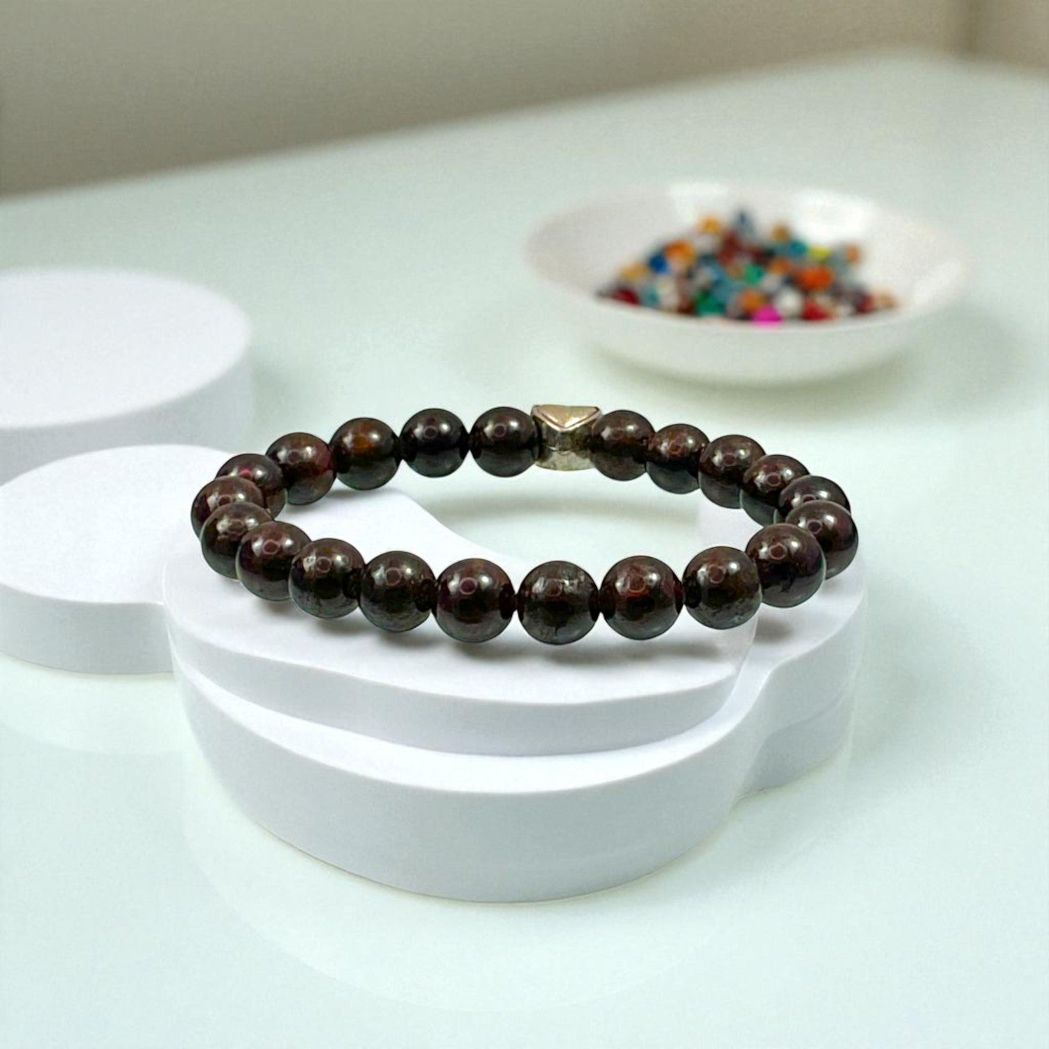Garnet Bracelet for Balance & Energy