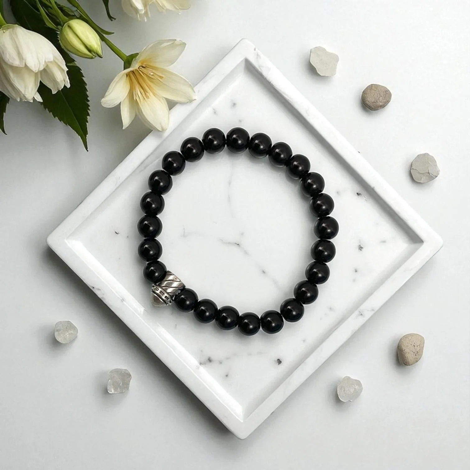 Black Obsidian Stress Relief & Focus Bracelet