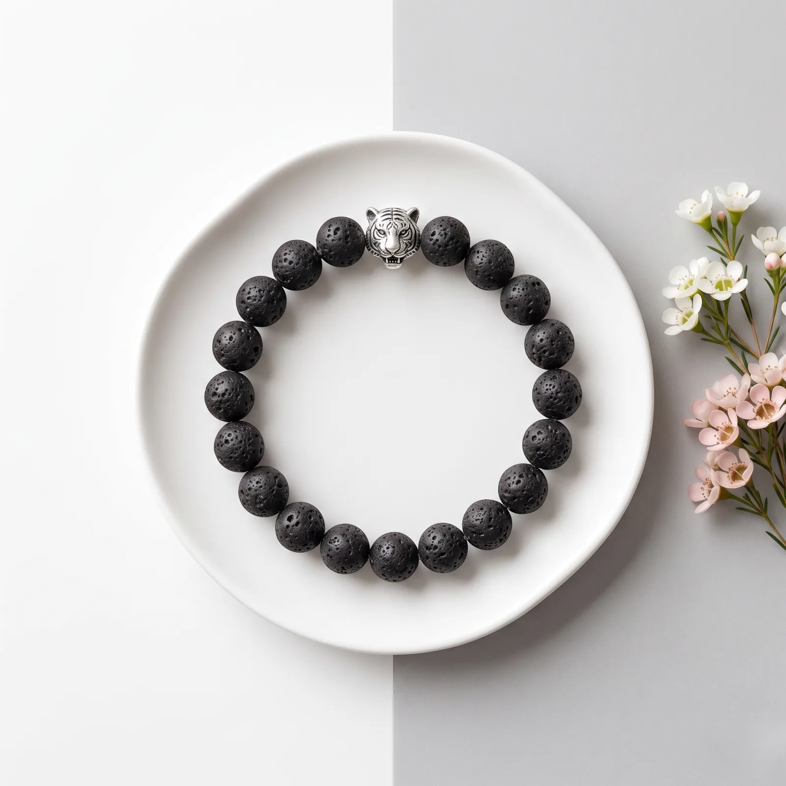 Lava stone Bracelet 8 mm Beads