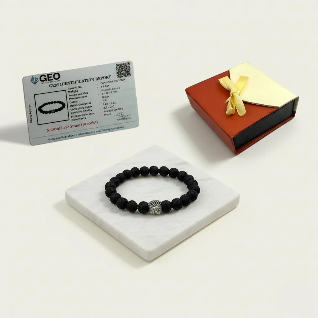 Lava stone Bracelet 8 mm Beads