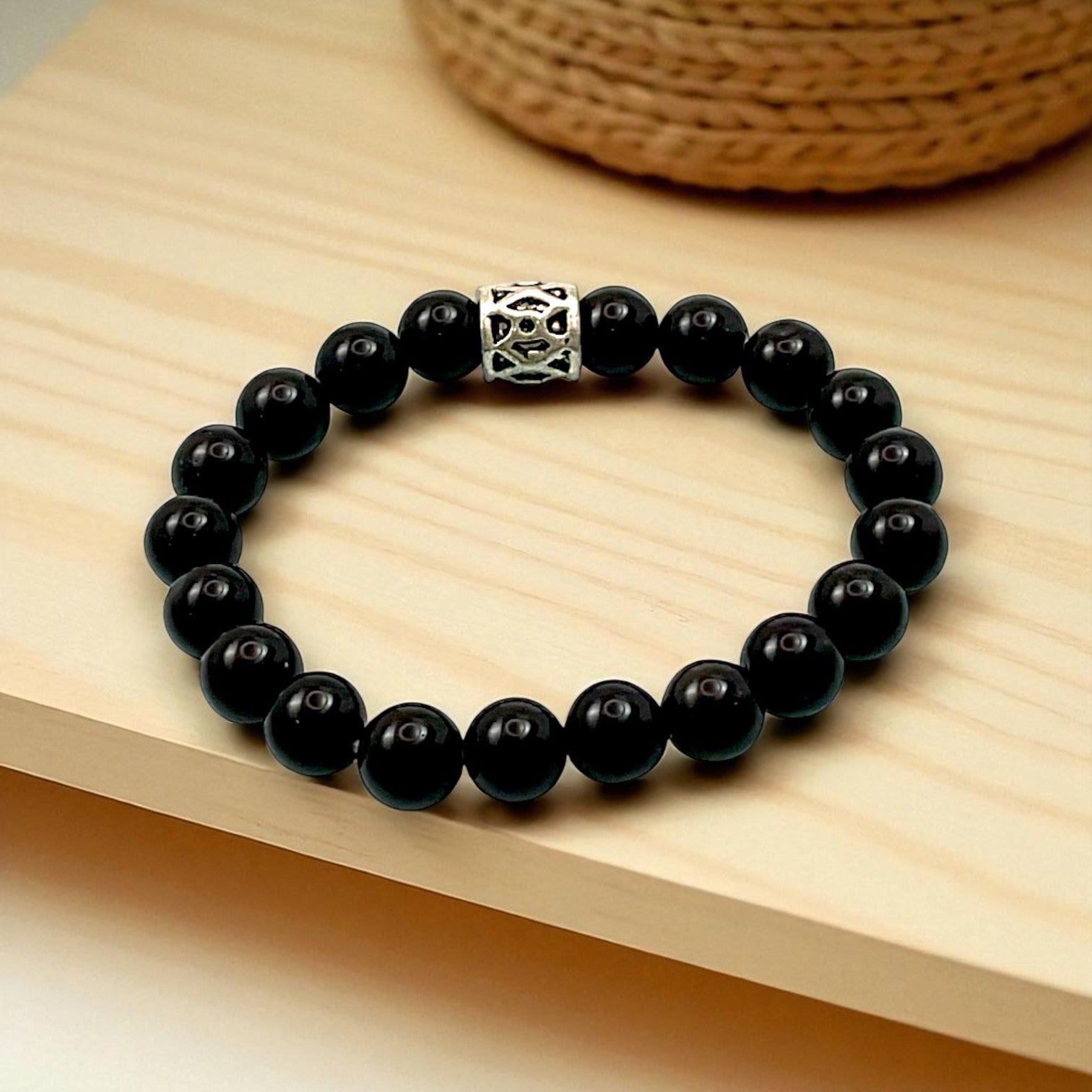 Black Obsidian Bracelet 8mm