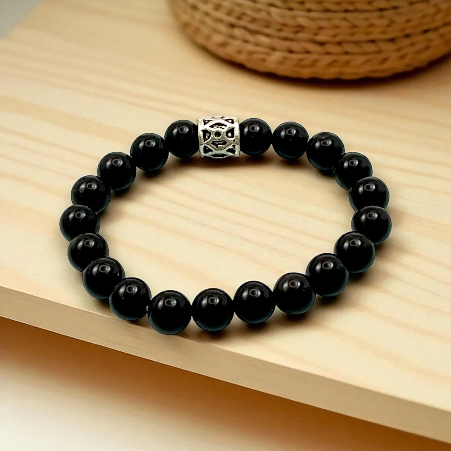 Black Obsidian Bracelet 8mm