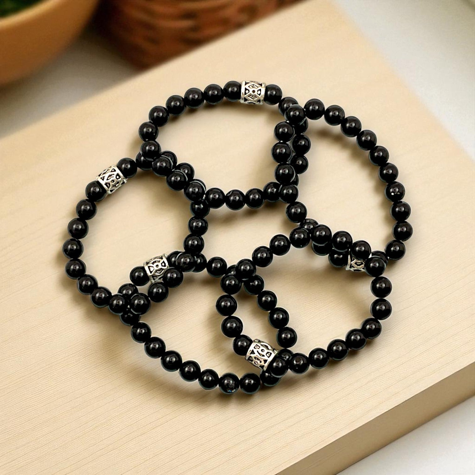 Black Obsidian Bracelet 8mm