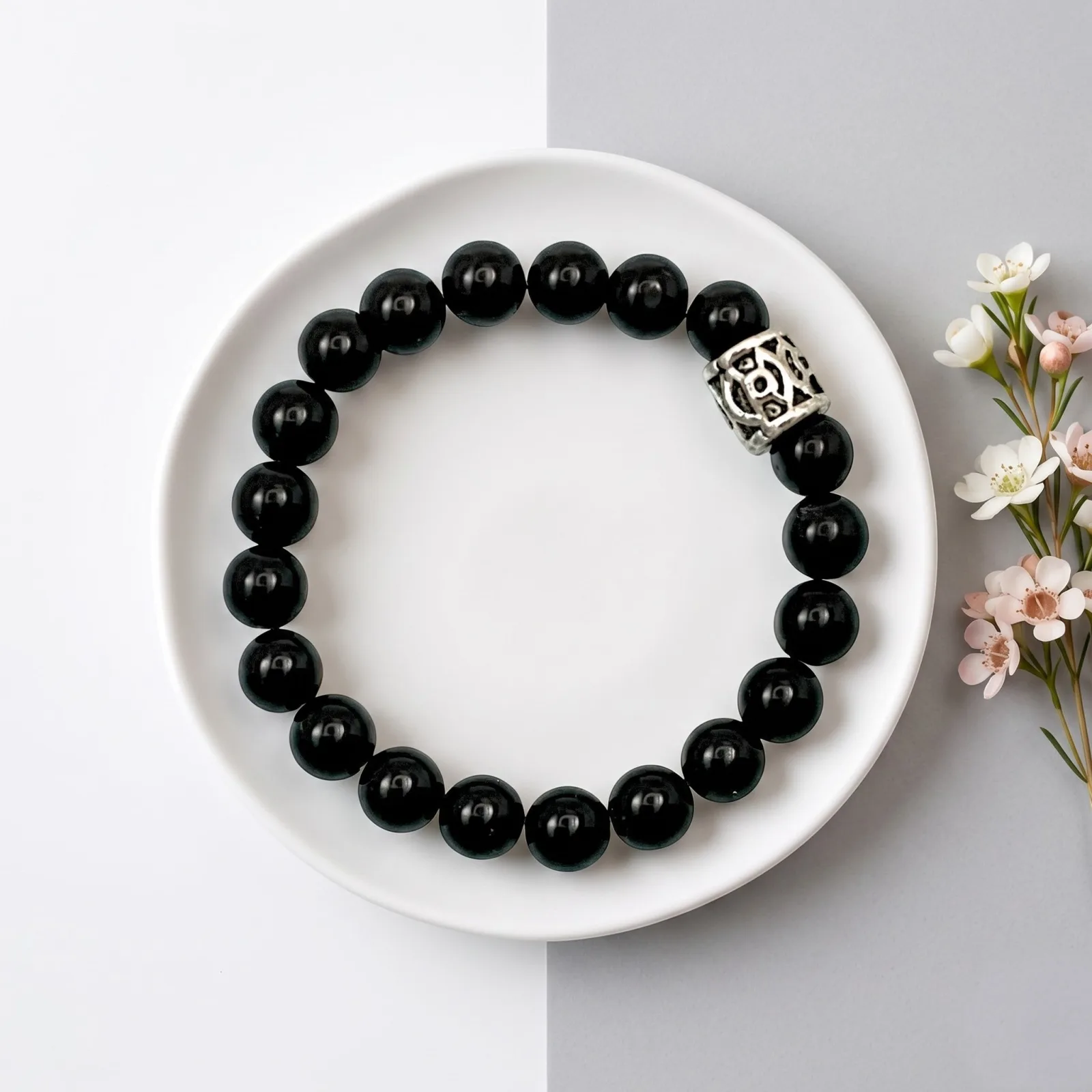 Black Obsidian Bracelet 8mm