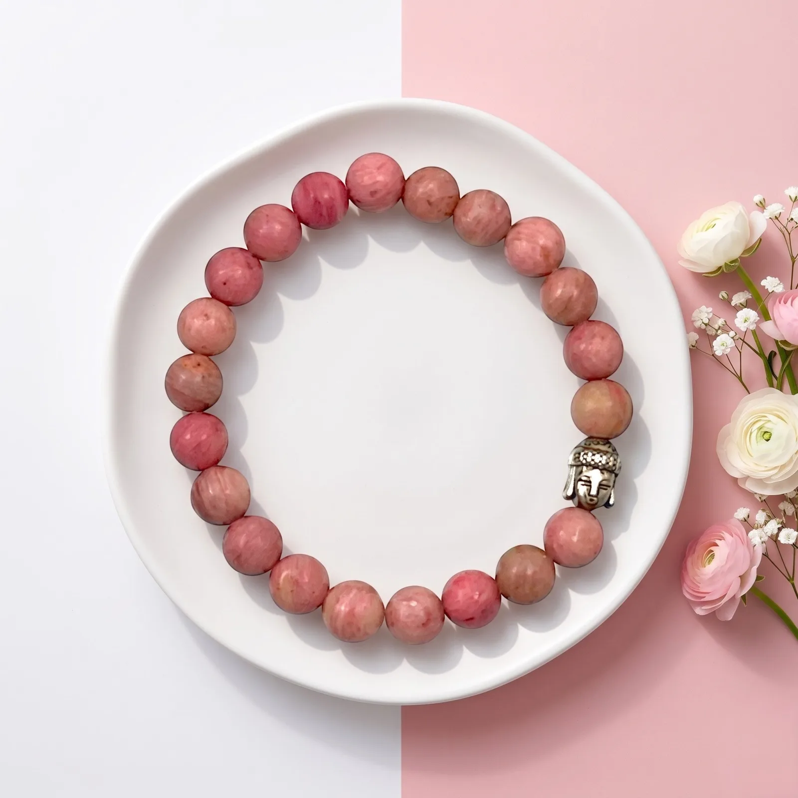 Rhodochrosite Bracelet 8mm